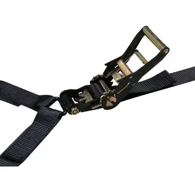 Bulldog Winch Horizontal Tire Ratcheting Y Tie-Down Strap Bulldog Winch