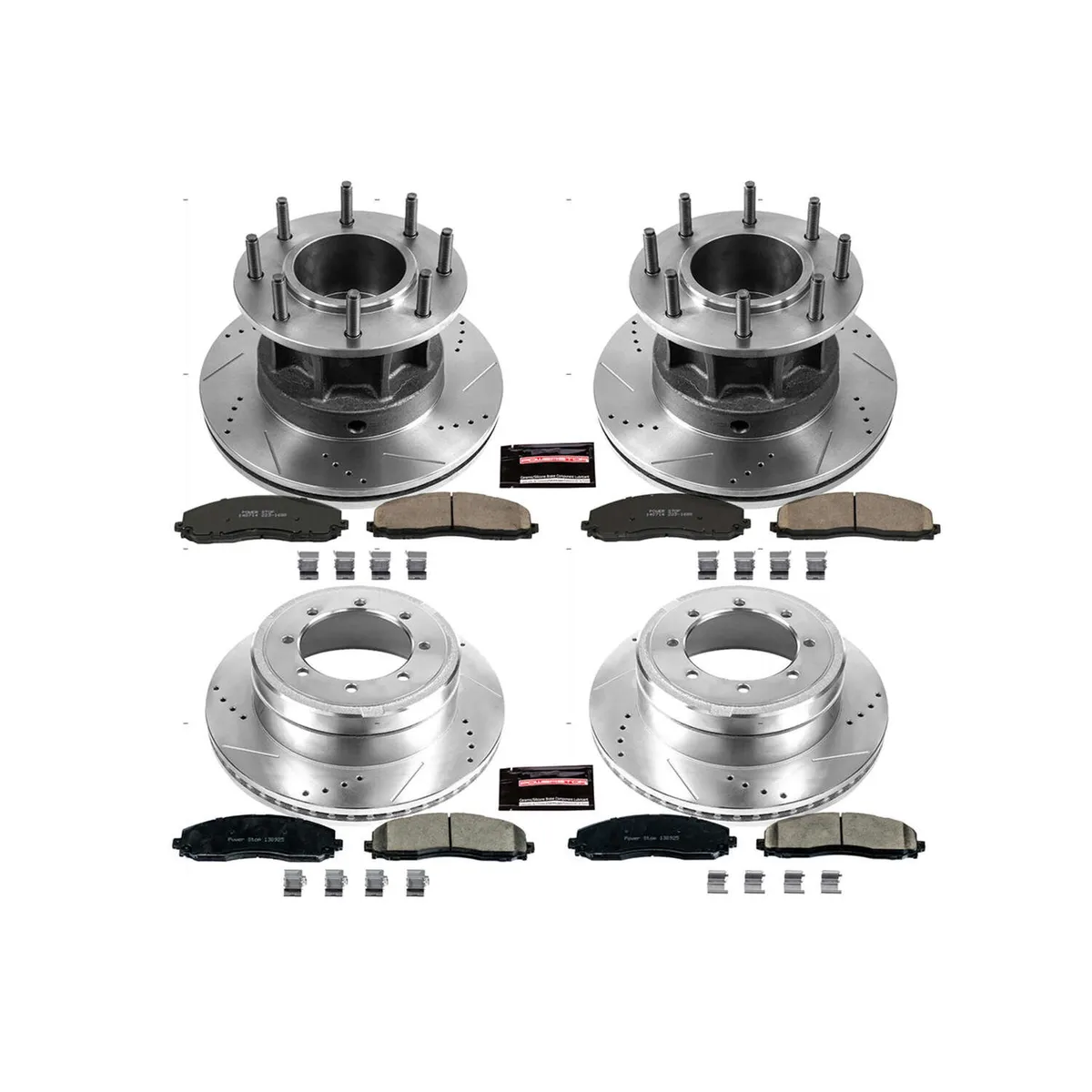 Z23 Evolution Sport Upgrade Kit: Drilled/Slotted Rotors; Carbon-Fiber Ceramic Pads W/Hardware product image