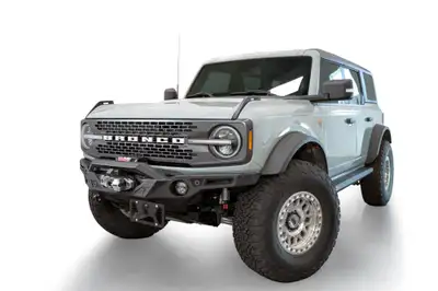 Addictive Desert Designs Clevis Mounted License Plate Bracket Mounts to Dring Mount With 1in Hole Black