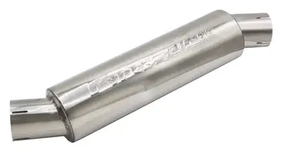 Pypes Performance exhaust M-80 Muffler 14 Inch Body 2.5 Inch Offset Inlet/Offset Outlet 304 Stainless Pypes Performance Exhaust