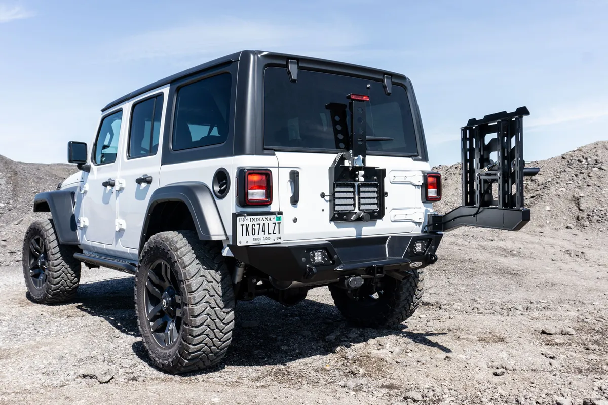 JL Destroyer 3RD Brake Light Mount (Black Powder Coated) product image