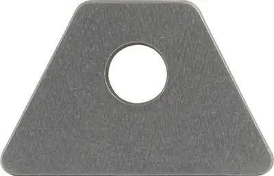 Allstar Performance 1/4in Flat Tabs 25pk 1/2in Hole