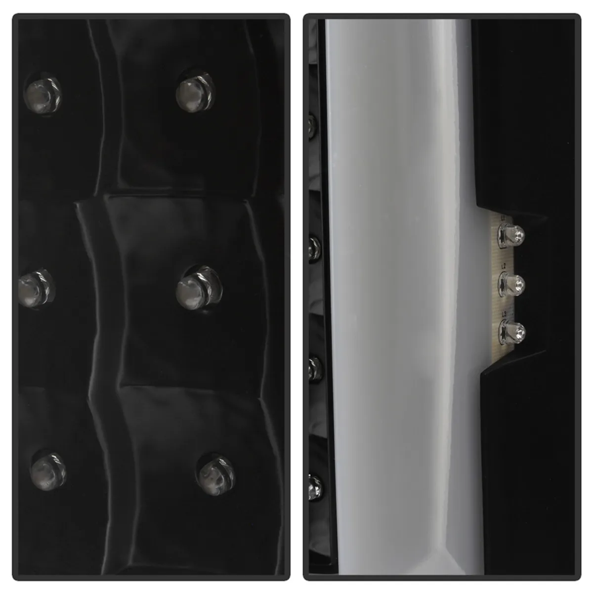 XTune Light Bar LED Tail Lights; Black; Not Compatible w/Factory Equipped LED Tail Lights; product image