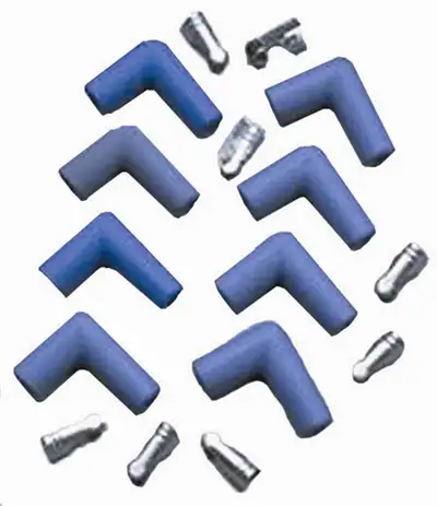 Taylor Cable Taylor Cable 90 Degree Boot/Terminal Kit Blue
