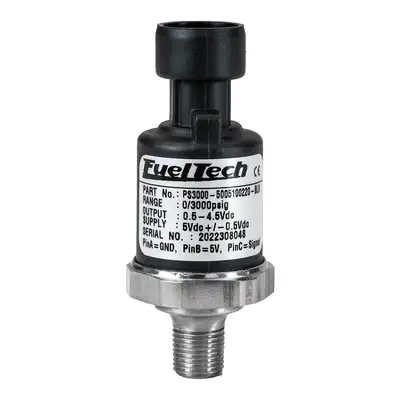 FuelTech USA 0-1500 PSI Pressure Sensor (Black Series)