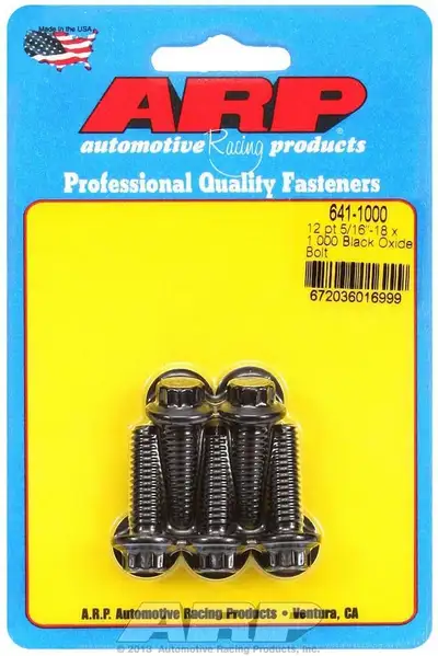 ARP Auto Racing 5/1618 x 1.000 12pt Black Oxide Bolts