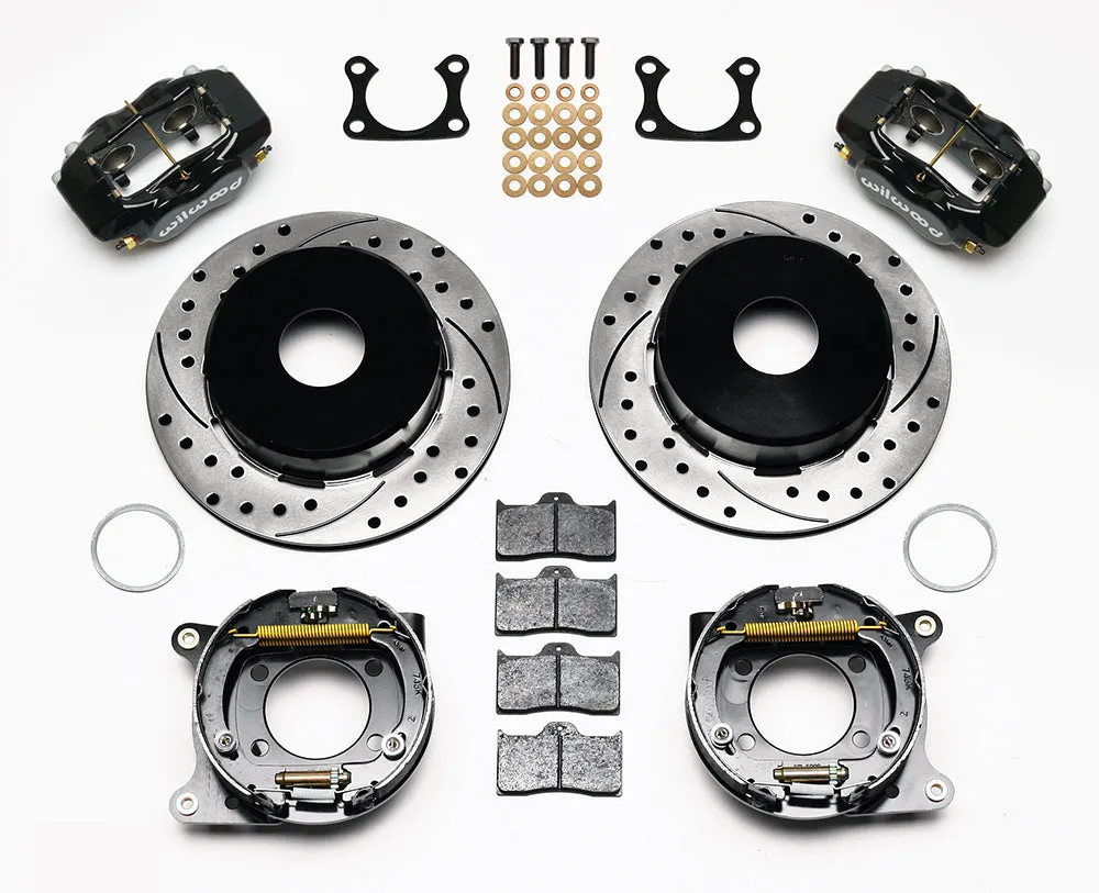 Wilwood FDLI PS Park Brake Kit Drilled Red Big Ford 2.36in Offset Currie Blank product image