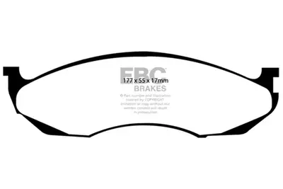 EBC Brakes S8 Kits Orangestuff and GD Rotors; Front; FMSI Pad No. D477; Vented; 5 Bolt Holes; 280mm Dia.; 82mm Height; 24mm Thick; 72mm Center Hole Dia.;