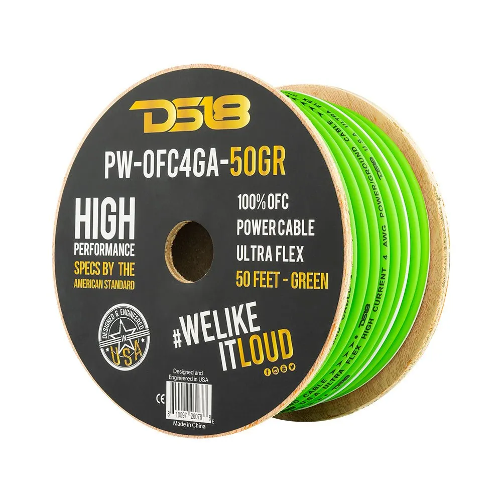 4-GA 100% OFC Ground, Power Cable, 50 Feet product image