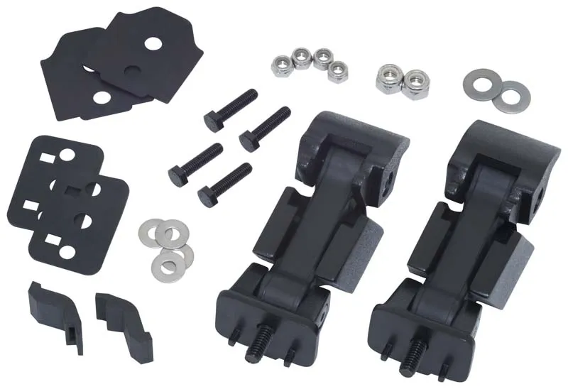 Jeep JK Hood Catch Pair 07-18 Wrangler JK Textured Black Kentrol product image