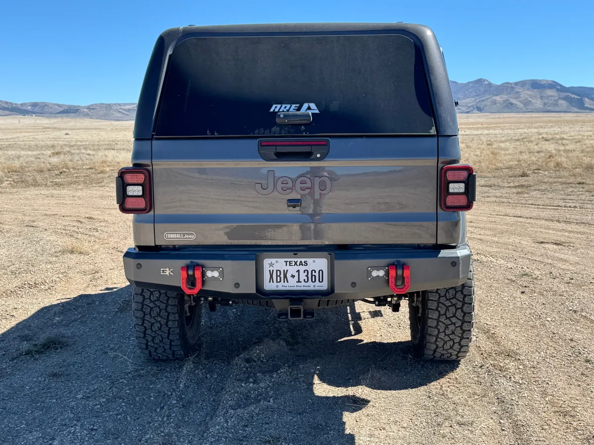 Gauntlet Rear Bumper for 2020+ Jeep Gladiator JT product image