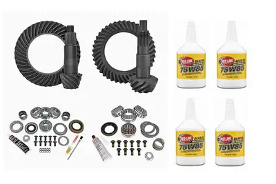 Yukon Gear and Axle Yukon D30 Front and D44 Rear Ring and Pinion Kit w/ Gear Oil Package - JL Non-Rubicon