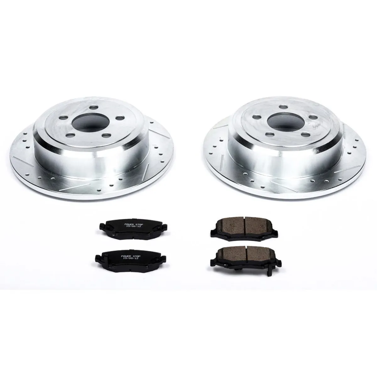 Z23 Evolution Sport Upgrade Kit: Drilled/Slotted Rotors; Carbon-Fiber Ceramic Pads W/Hardware product image