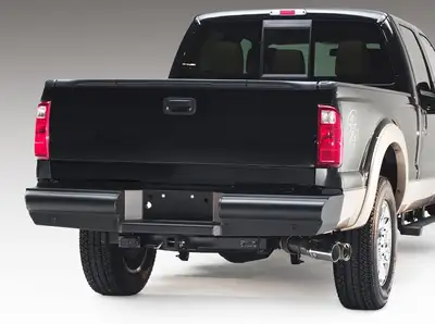 Fab Fours 99-22 Ford F250/350 Elite Black Steel Series Rear Bumper