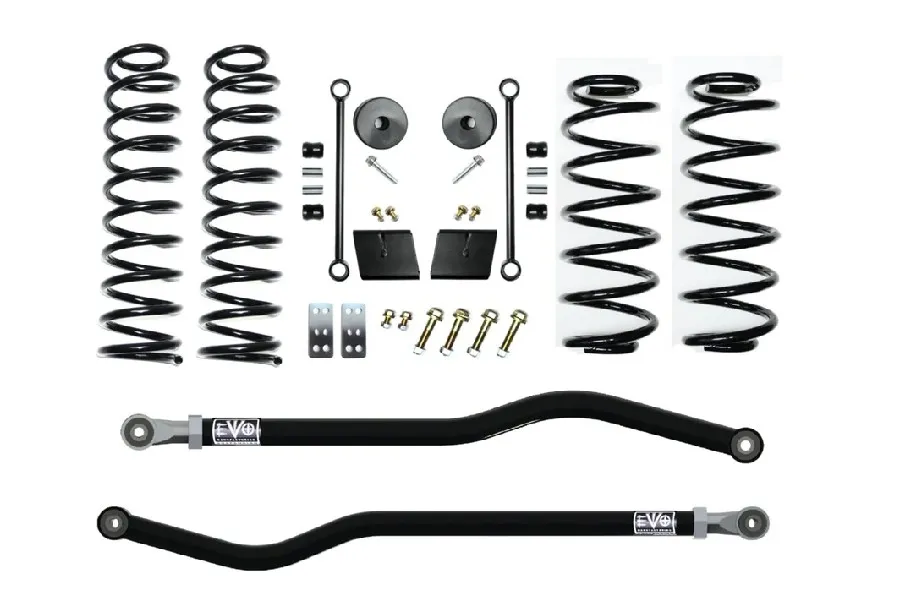 EVO Manufacturing Jeep Wrangler 2.5 Inch Diesel JL Lift Kit Enforcer Suspension Systems - Jeep Wrangler Unlimited