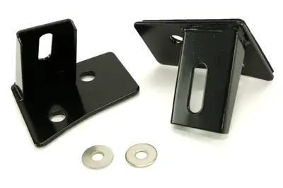 Rugged Ridge Windshield Mount Light Bracket Pair Black JK Wrangler 0716