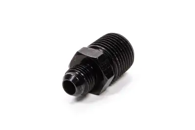Fragola Performance Systems Straight Adapter Fitting #6 x 1/2 MPT Black