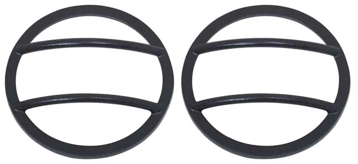 Jeep JK Headlight and Marker Cover Set 6 Pieces 07-18 Wrangler JK Textured Black Kentrol product image