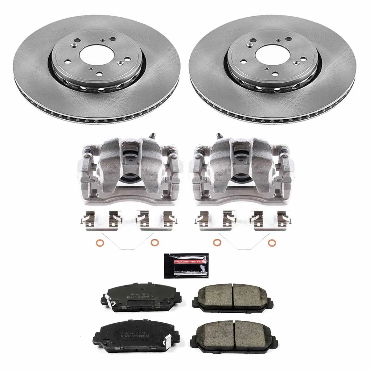 Z17 Direct Replacement Kit: Rotors; Ceramic Pads; Calipers product image