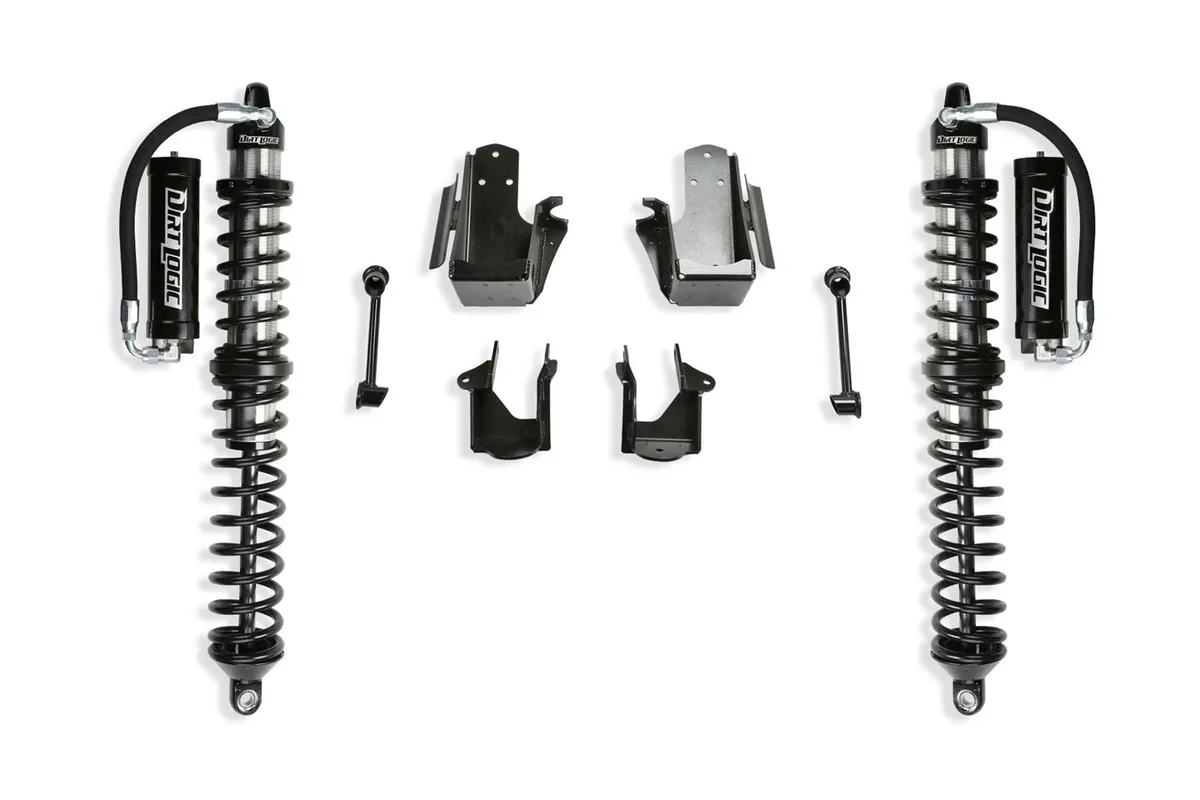 Crawler Coilover Lift System; 3 in. Lift; Conversion w/Front Dirt Logic 2.5 Resi Coilovers; product image