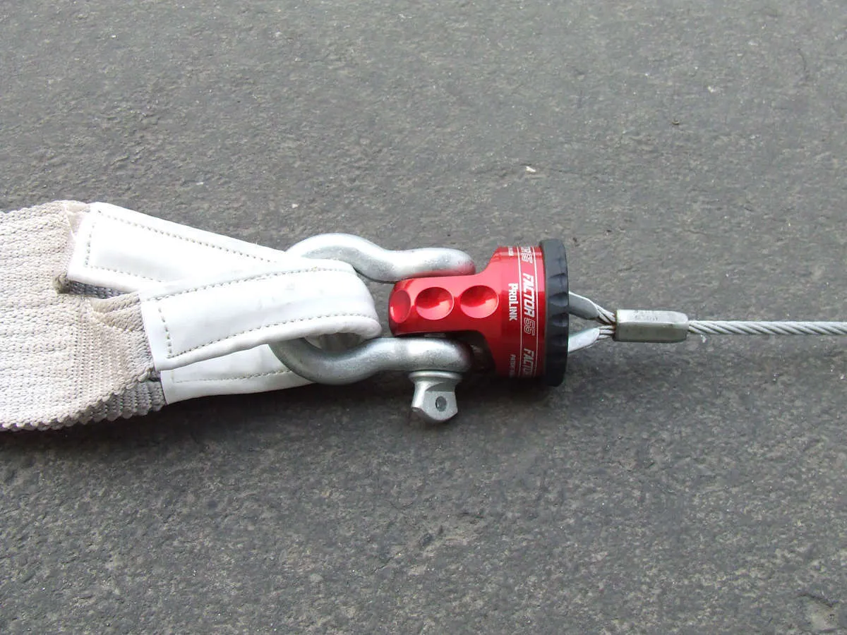Prolink Loaded Assembly Gray 16000 LB W/Titanium Pin & Rubber Guard product image