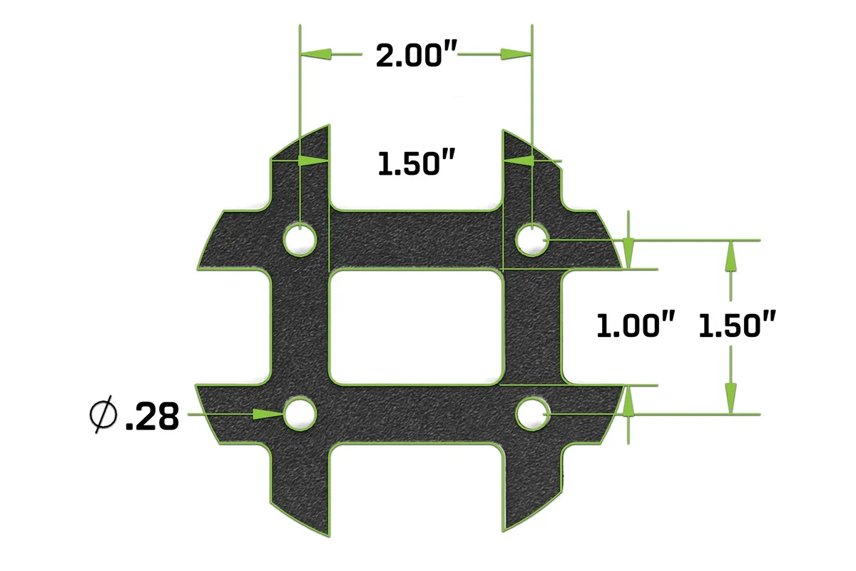 Universal Molle Panels 11in x 6in (Hardware Included) product image