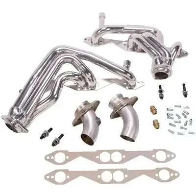 BBK Performance Chevrolet Impala SS 5.7 LT1 1-5/8 Shorty Exhaust Headers Polished Silver Ceramic 93-96