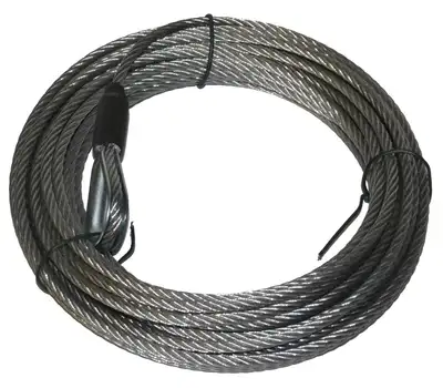 Warn Warn 79835 Wire Rope Assembly 3/16 Inch Diameter x 35 Foot Length