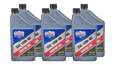 Lucas Oil Products SAE 10W40 Motor Oil 6x1 Quart