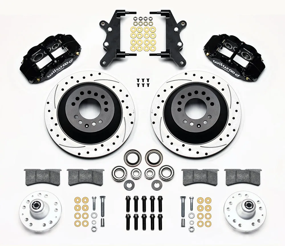 1957 - 1968 Edsel, Ford, Mercury Forged Narrow Superlite 6R Big Brake Front Brake Kit (Hub and 1PC Rotor) - 140-13654 product image