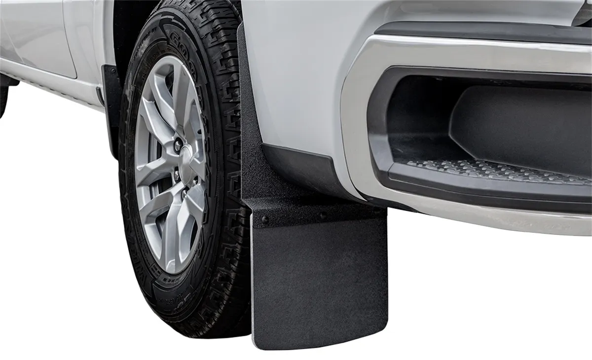 ROCKSTAR™ Mud Flap; Hybrid Splash Guard; For Use w/Pickups/SUVs; 24 in. Wide x 13 in. Long; Set Of Two; product image