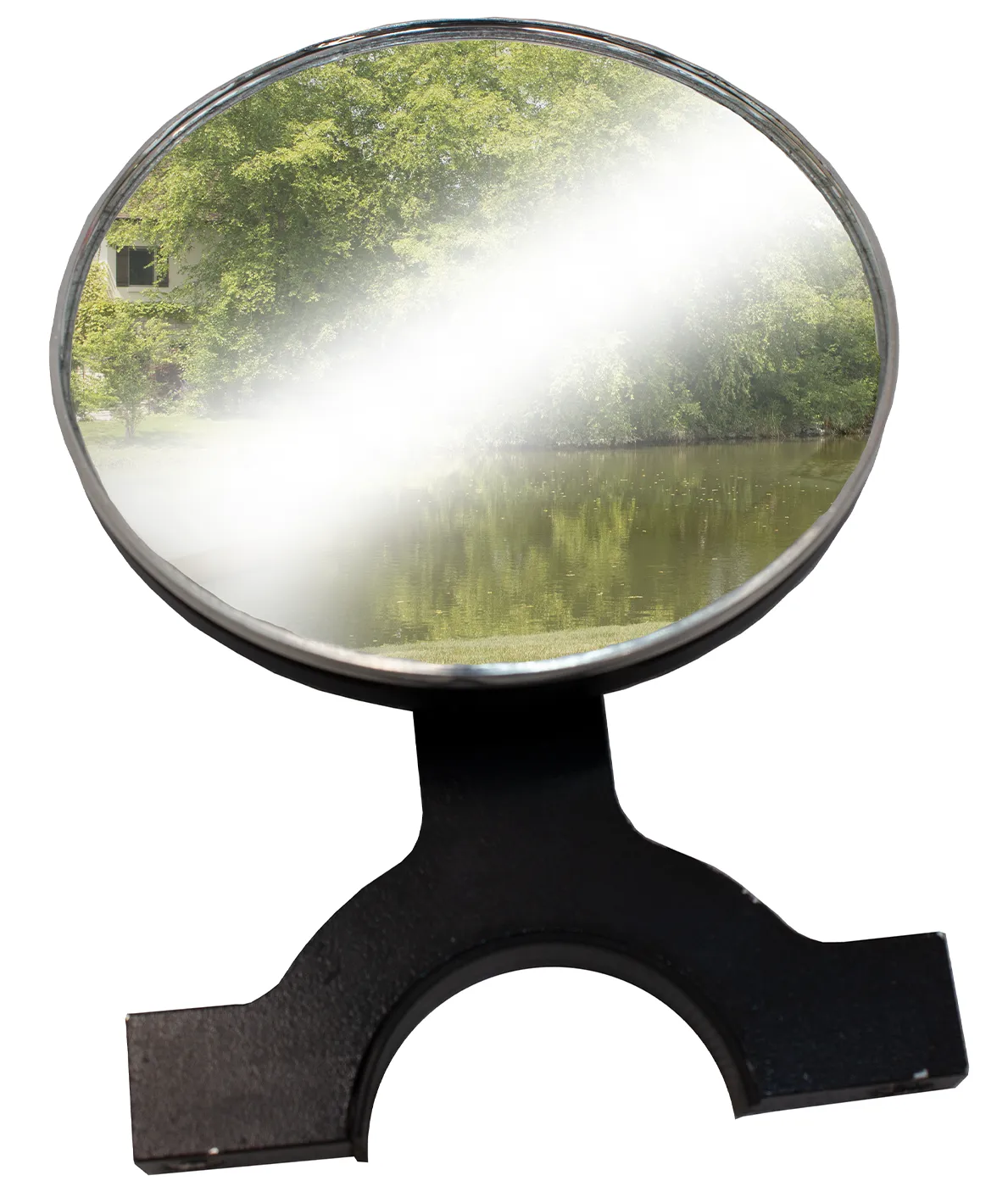 Tube Door Mirror Billet Aluminum Black Powdercoat Fishbone Offroad product image