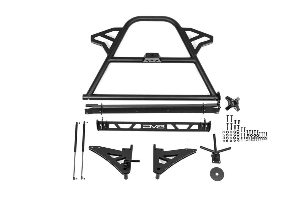 DV8 2020-2025 Jeep Gladiator JT DV8 Offroad Adjustable In-Bed Tire Carrier product image