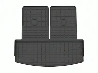 Weathertech SeatBack Cargo Liner HP; Black; Behind 2nd Row Seating;