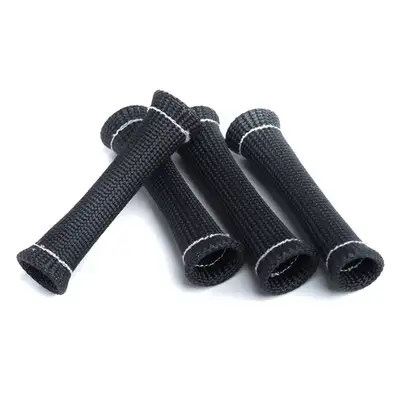 Thermo-Tec Products Plug Wire Sleeve Braided 6 x .375 Inch Up to 750 Degree F Black 4 Pack Thermo Tec