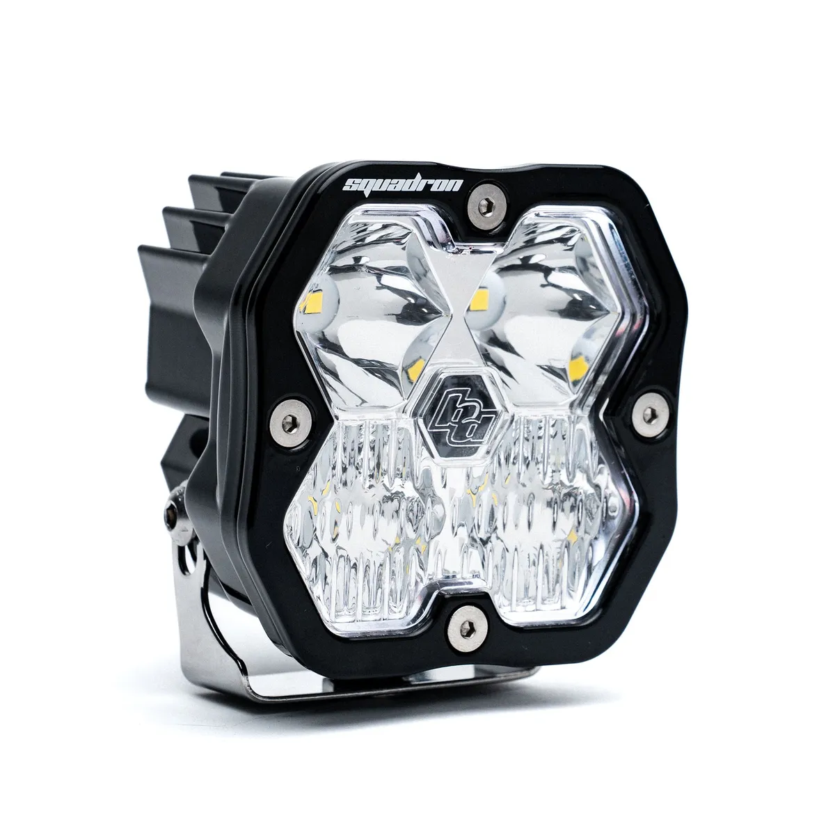 Squadron 2.0 Sport Black LED Auxiliary Light Pod Universal Clear Spot Baja Designs product image