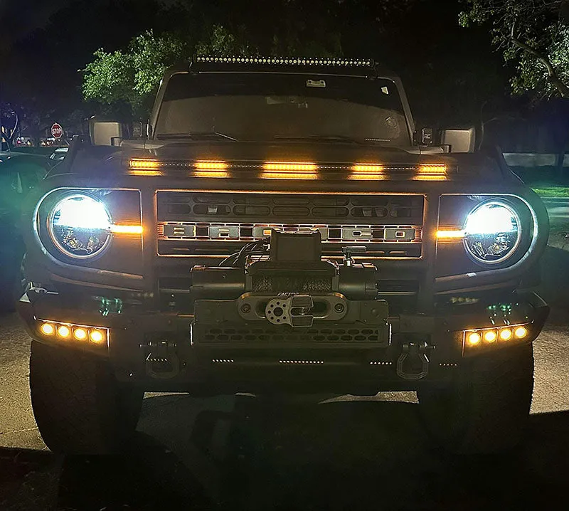 Front Hood Protector with DRL and Turn Signals for 2021-2026 Ford Bronco product image