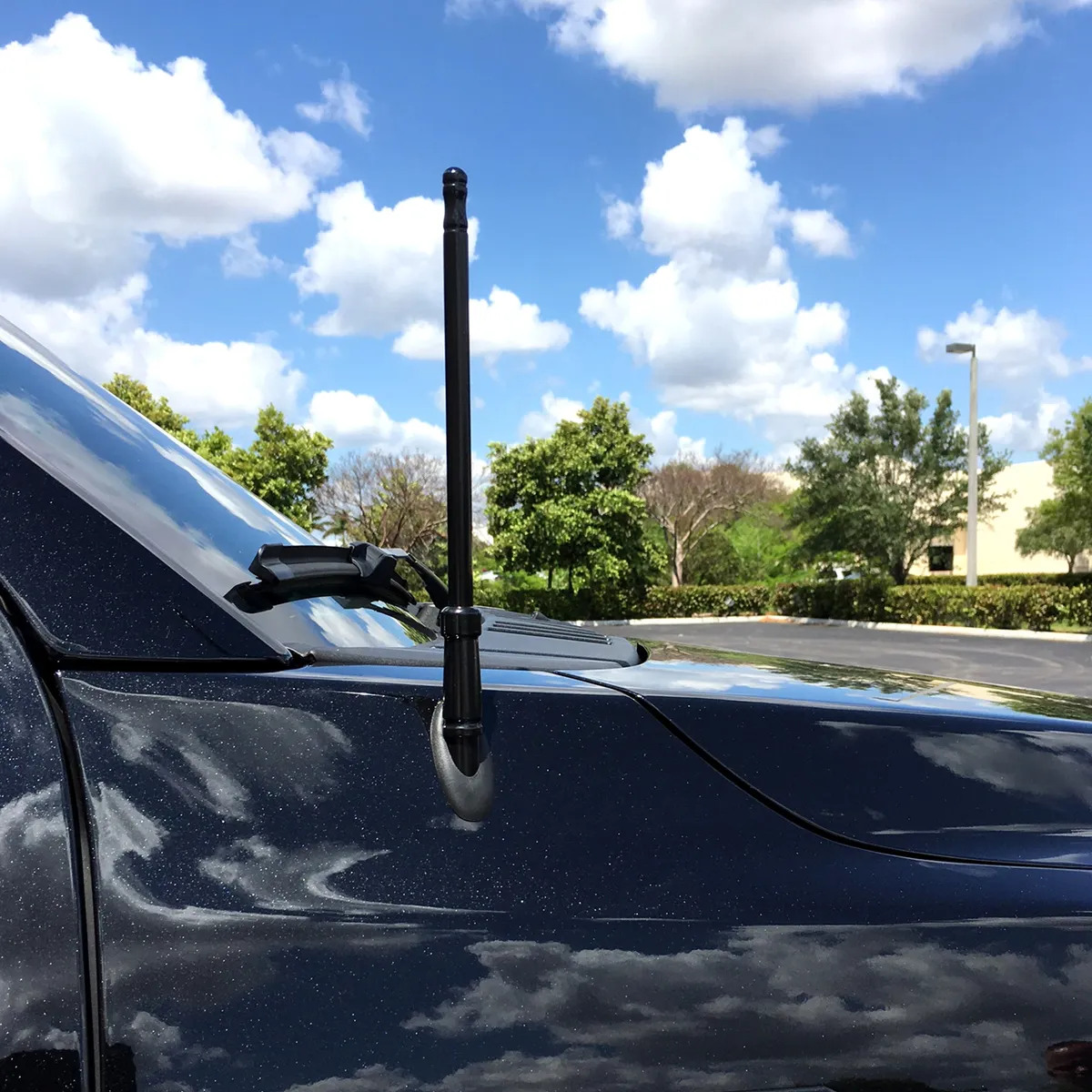 Aluminum 8" Antenna Mast (Fits OEM Factory Threaded Antenna) Multiple Colors product image