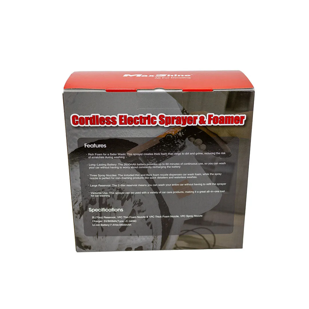 Cordless Foamer & Sprayerblack & Red product image