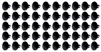 TI22 Performance Large Head Dzus Buttons .500 Long 50 Pack Black