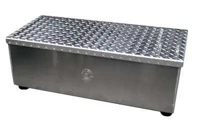Pit-pal Products Portable Aluminum Step 30inW 10inH 12inW