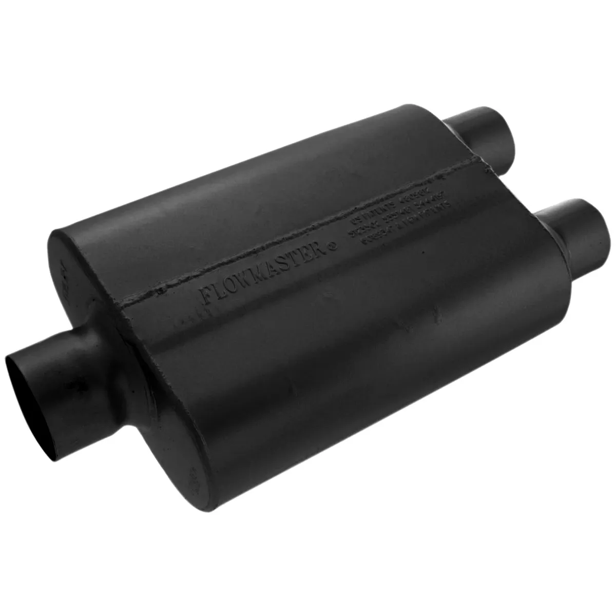 Flowmaster 40 Series Muffler 3.00in IN (C) / OUT 2.50in (D): ea 16 Gauge Aluminized Steel