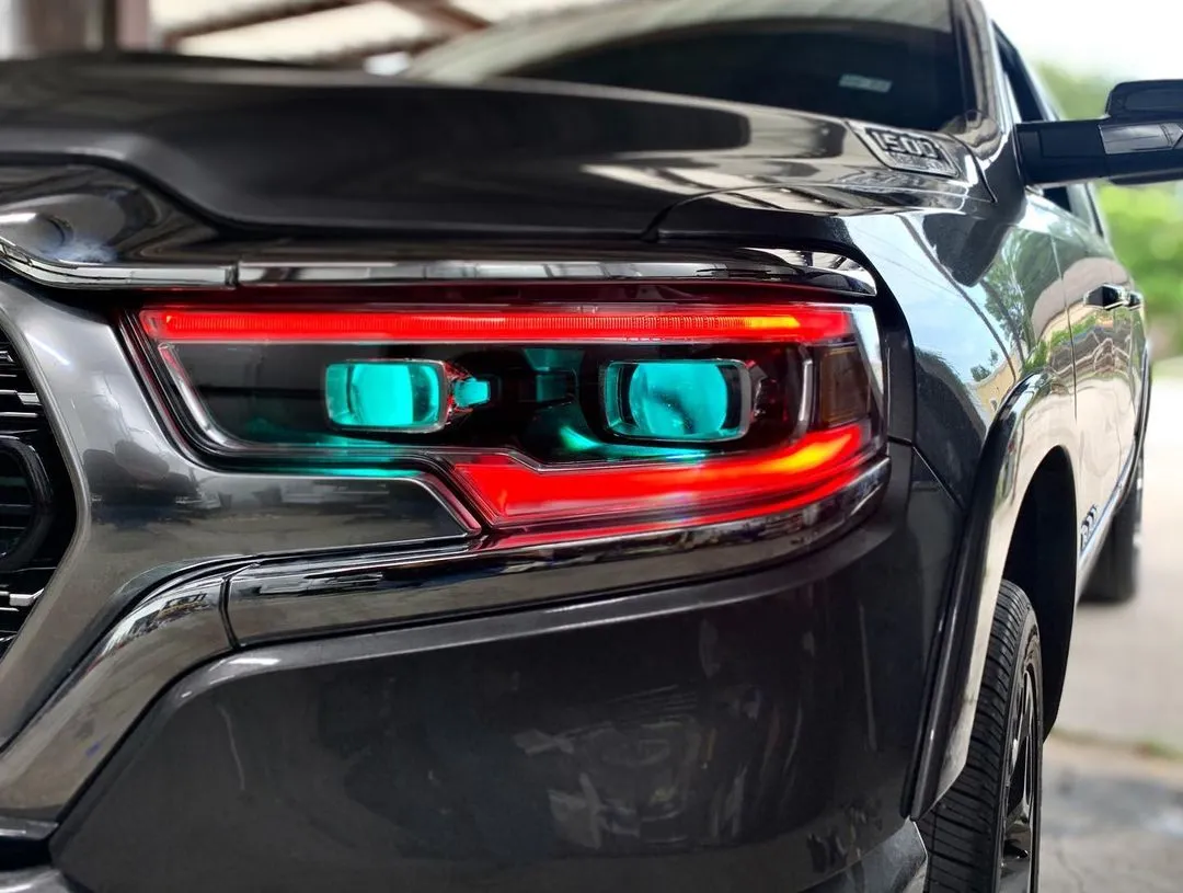Oracle Lighting 2019-2021 RAM 1500 Colorshift Rgbw+a Headlight DRL Upgrade Kit - Projector LED Headlights product image