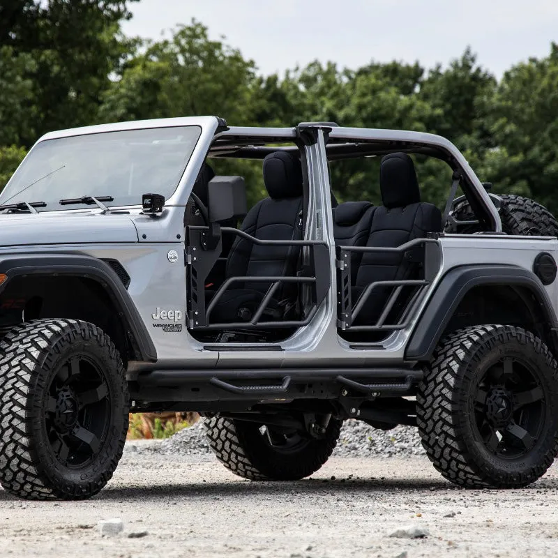Jeep Tube Doors with Side View Mirror for 2018-2026 Wrangler JL JLU & Gladiator JT | Tough Style product image