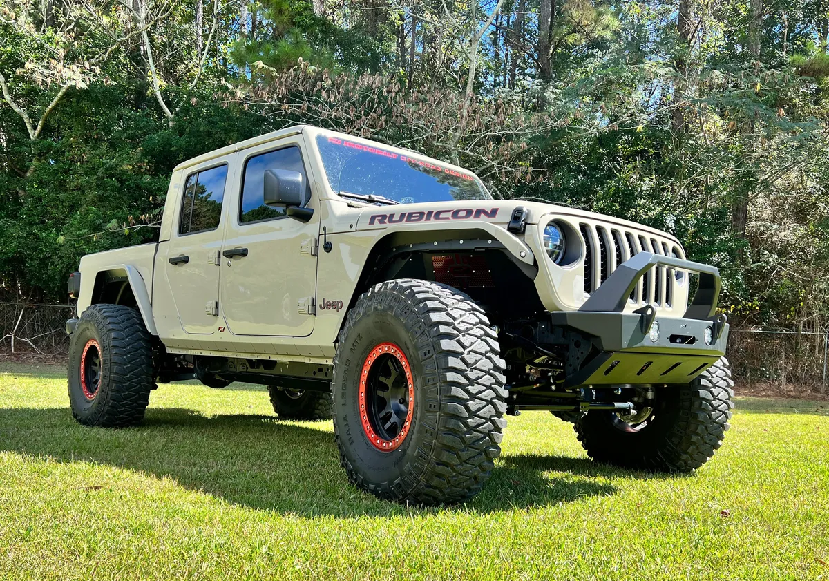 Hatchet High Line Rear Fenders for Jeep JT Gladiator - Steel product image