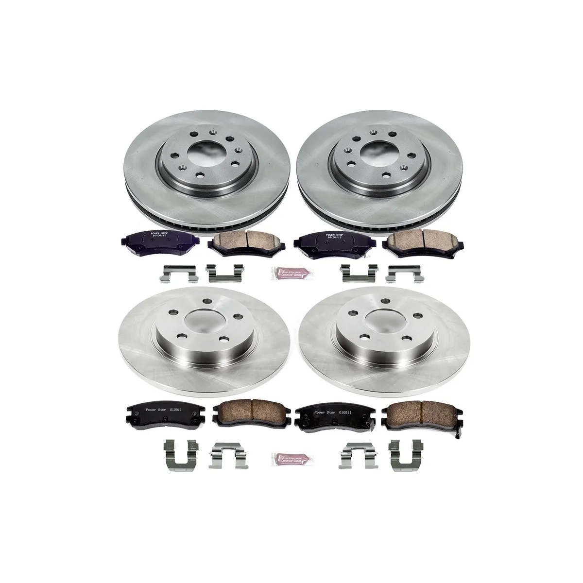 Z17 Direct Replacement Kit: Rotors; Ceramic Pads W/Hardware product image