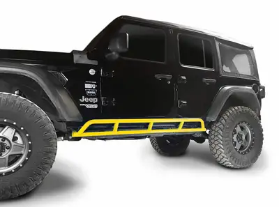 Steinjager Steinjäger Armor Wrangler JL 2018 to Present Rock Sliders 4 Door JLU Lemon Peel