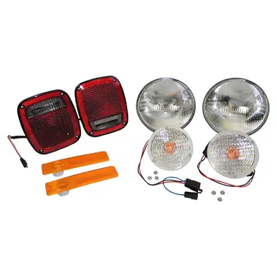 Crown Automotive Jeep Replacement Crown Automotive Jeep Replacement LK1 Light Master Kit for Select 1972-1976 Jeep CJ-5, CJ-6, and CJ-7 Models