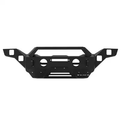 Raptor Series Magnum Front Full Width Winch Ready Bumpers Black Textured Alloy Steel