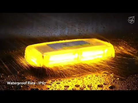 COB LED 30W Rooftop Strobe Light with Magnetic Base | Burst Series product image